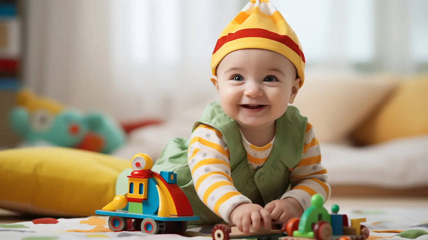 At Pediatric Dentistry and Orthodontics of Forsyth - Cumming in Cumming, GA. Our Baby dentist know that early playtime—like a baby playing with a toy car—offers a great opportunity to teach parents about preventing baby-bottle tooth decay.